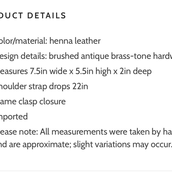 Henna Leather Shoulder Bag - Picture 2 of 7